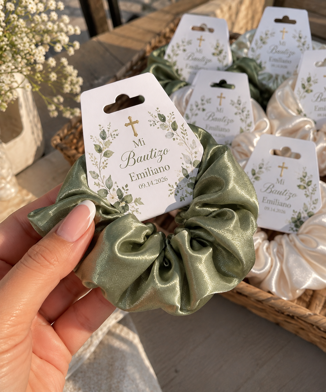Satin Scrunchie Favors