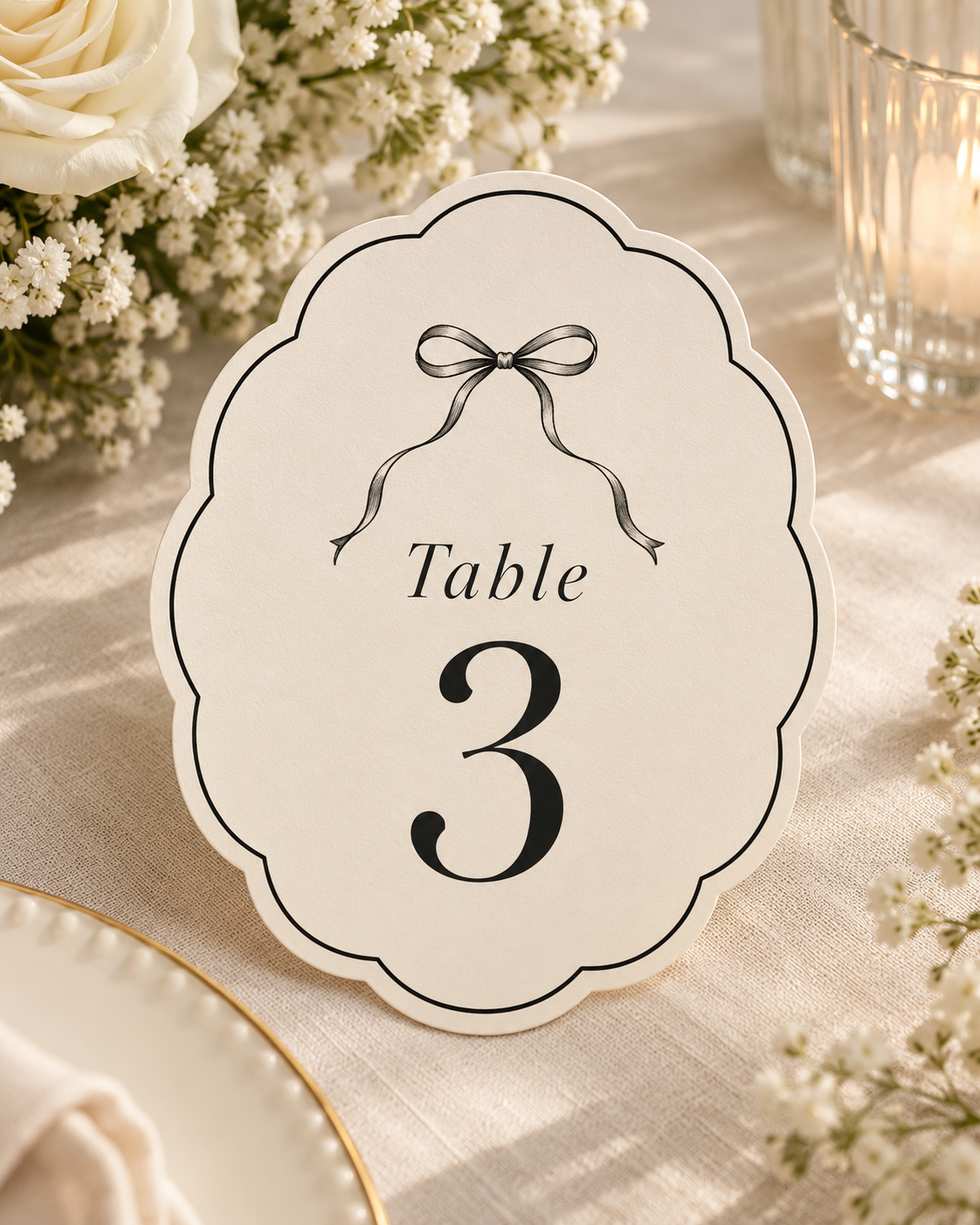 Number Placement Cards