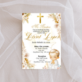 Gold Cardstock Invites