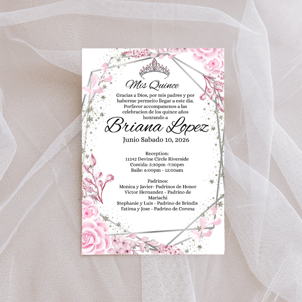 Pink Quince Digital Invites