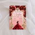 Red Quince Digital Invite
