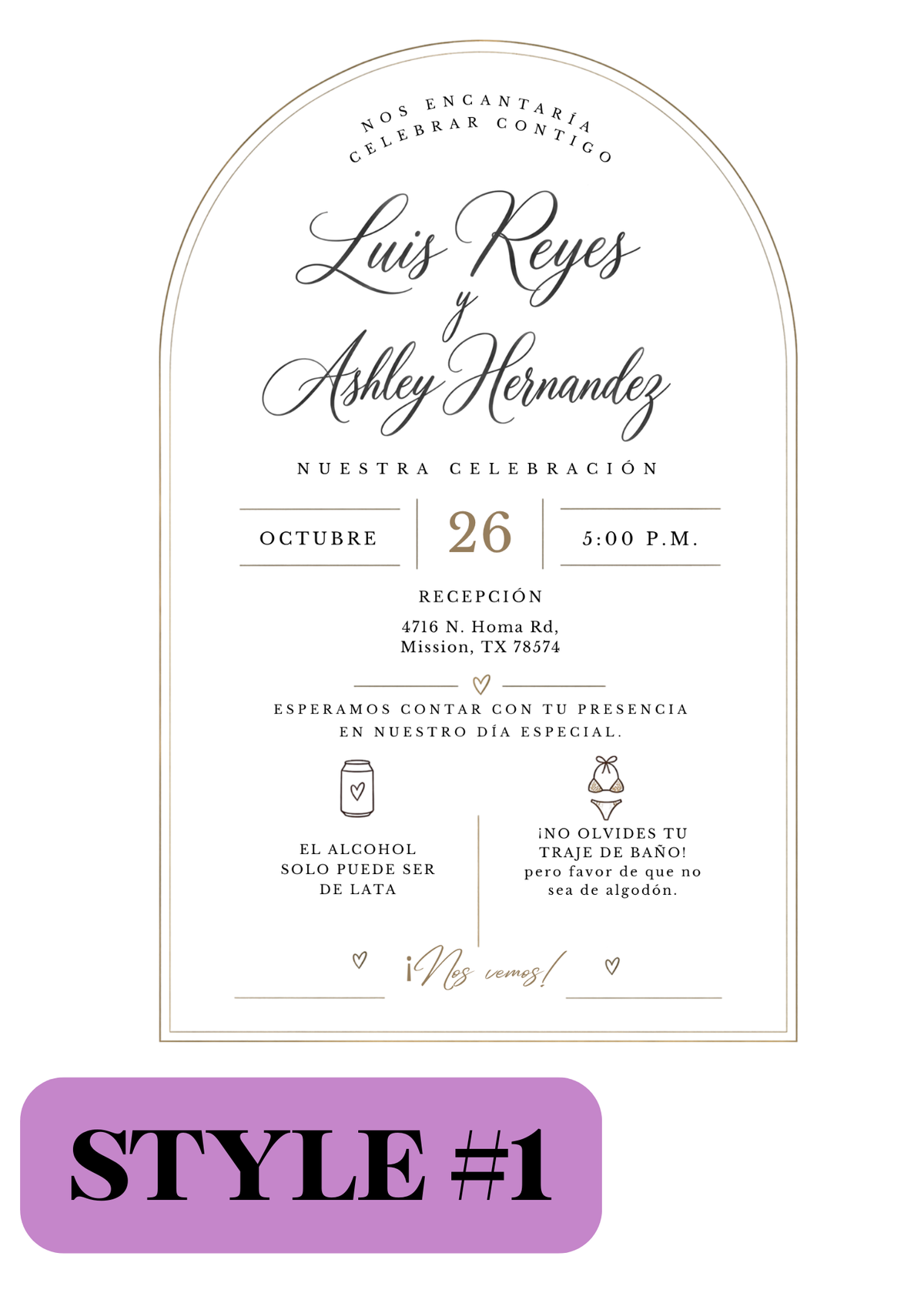 Foil Invitations