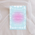 Blue and Pink Cielito Lindo Digital Invite