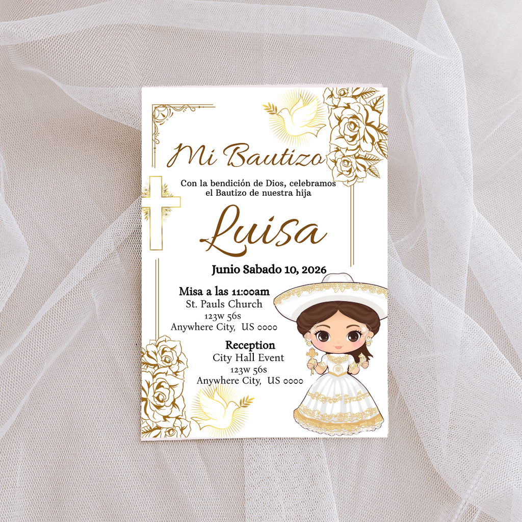 Girl Charro Digital Invite