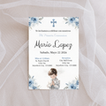 Editable First Communion Invitation for Boy | Spanish Blue Primera Comunión Invite