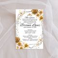 Gold Quince Digital Invite