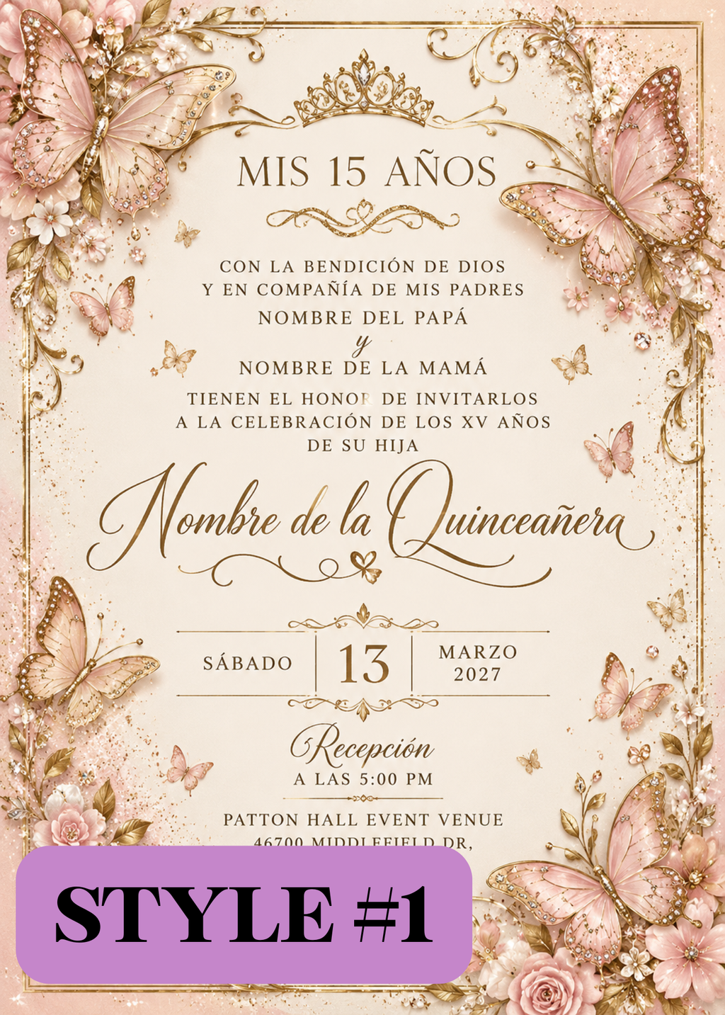 Butterfly Laser-Cut Invitations