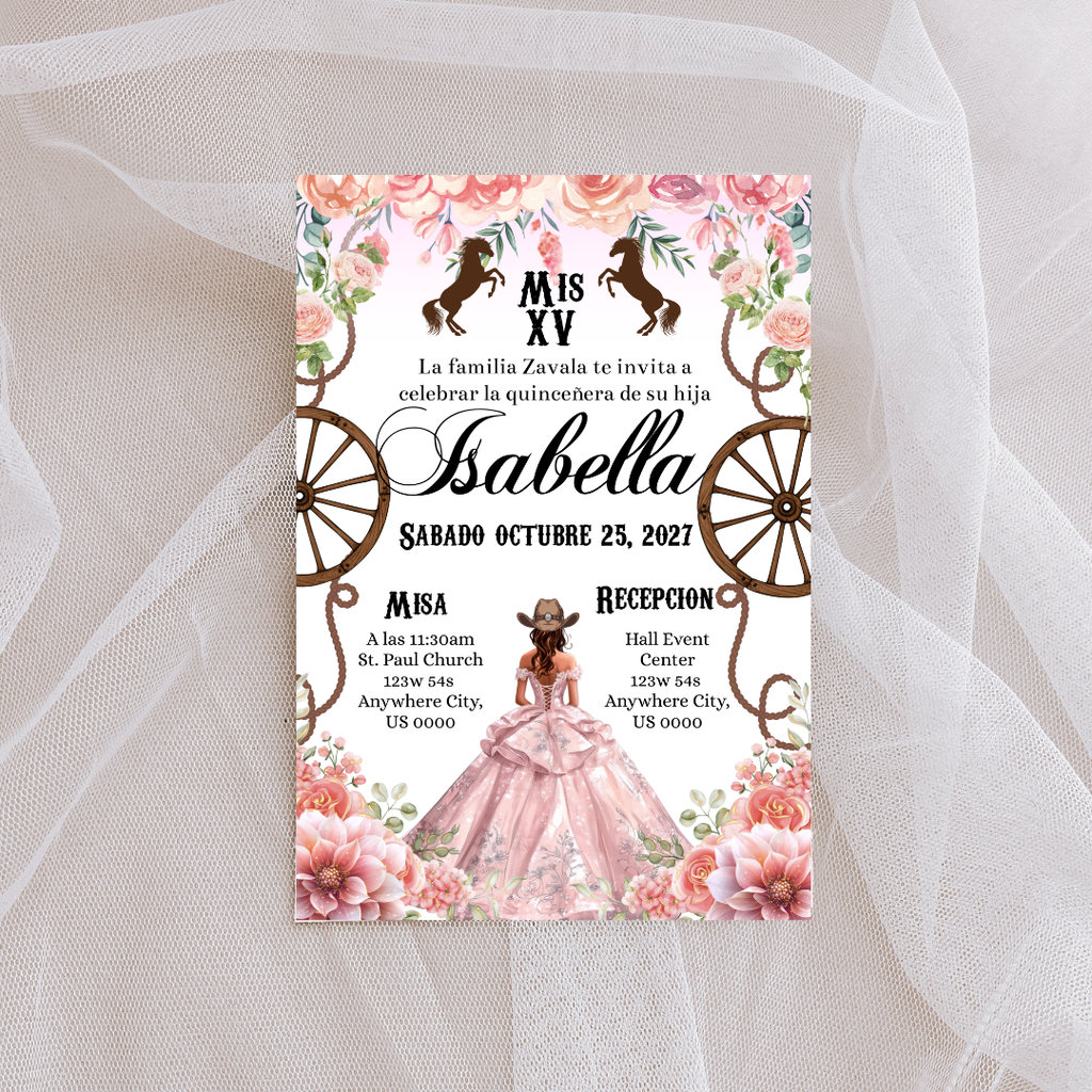 Pink Quince Digital Invite