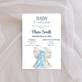 Baby It’s Cold Outside Baby Shower Invitation | Winter Baby Boy Editable Invite