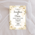 Gold Wedding Digital Invites