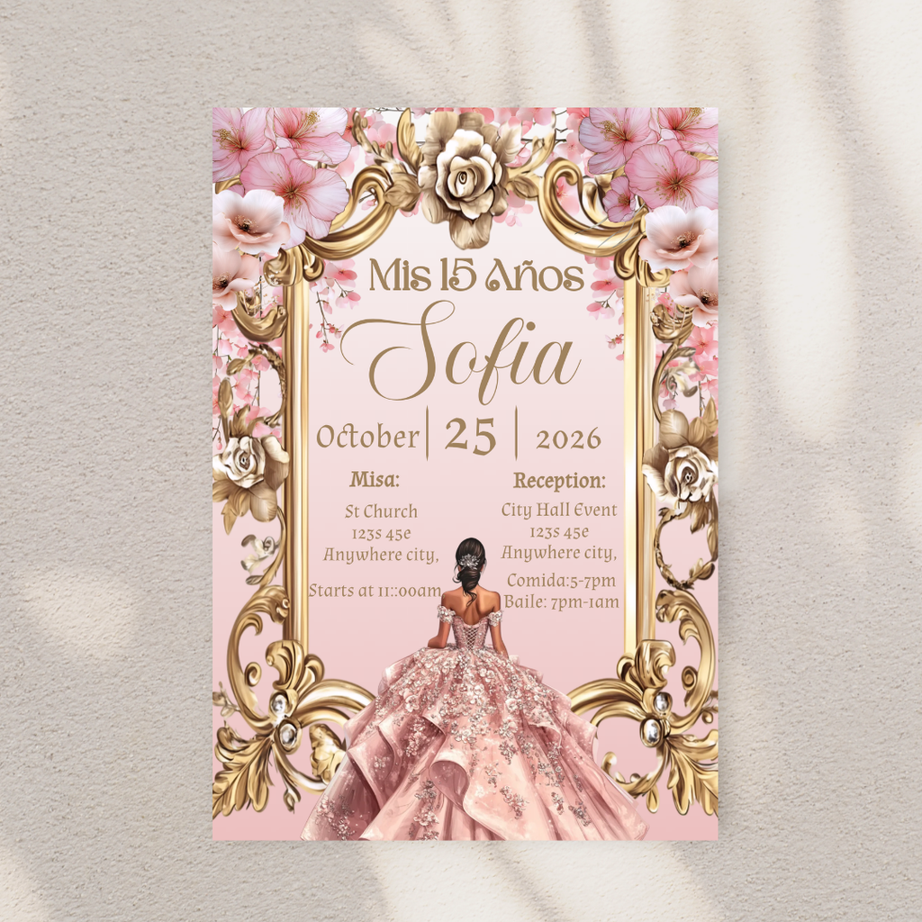 Pink Quince Digital Invite