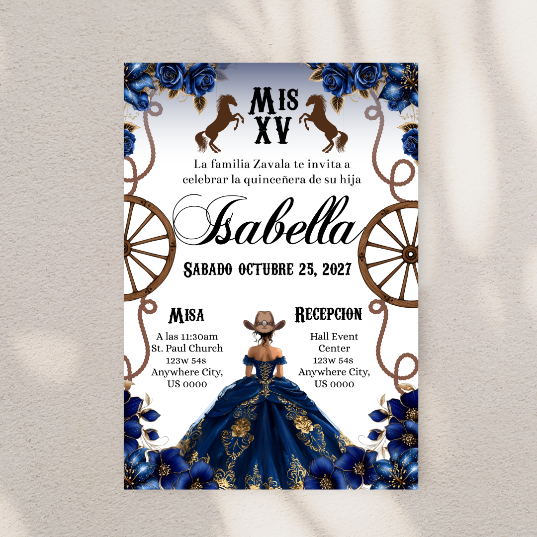 Blue Western Quince Cardstock