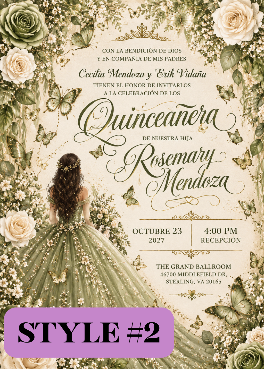 Butterfly Laser-Cut Invitations