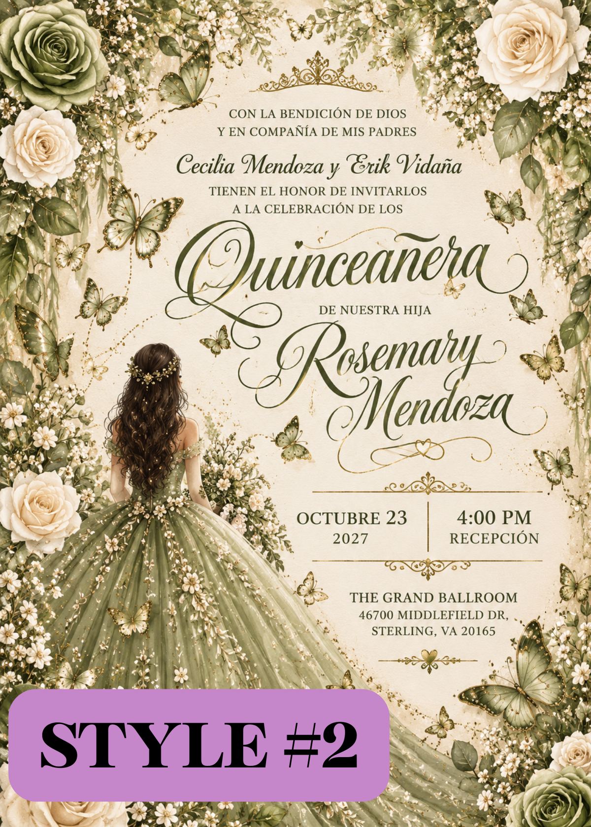 Butterfly Laser-Cut Invitations