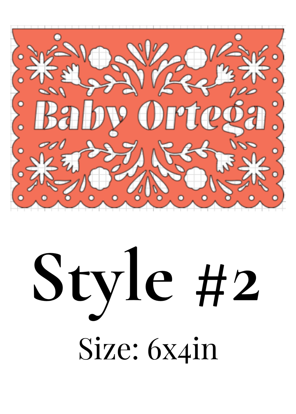 Papel Picado Drink Stirrer