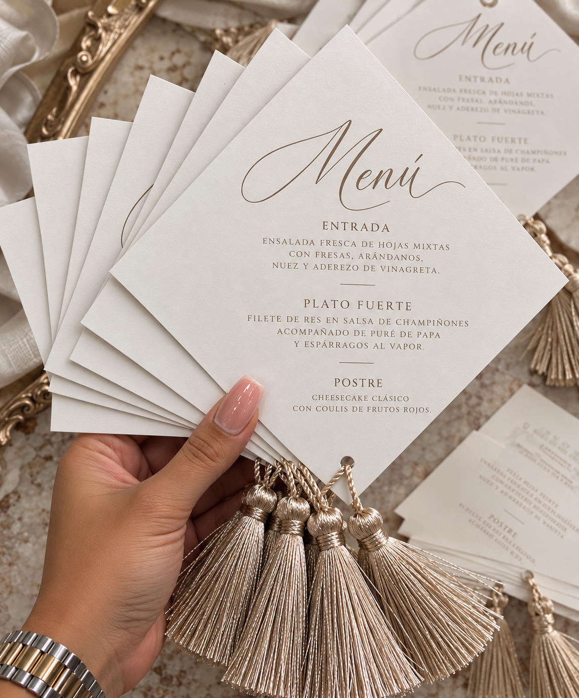Elegant Tassel Thank You Card