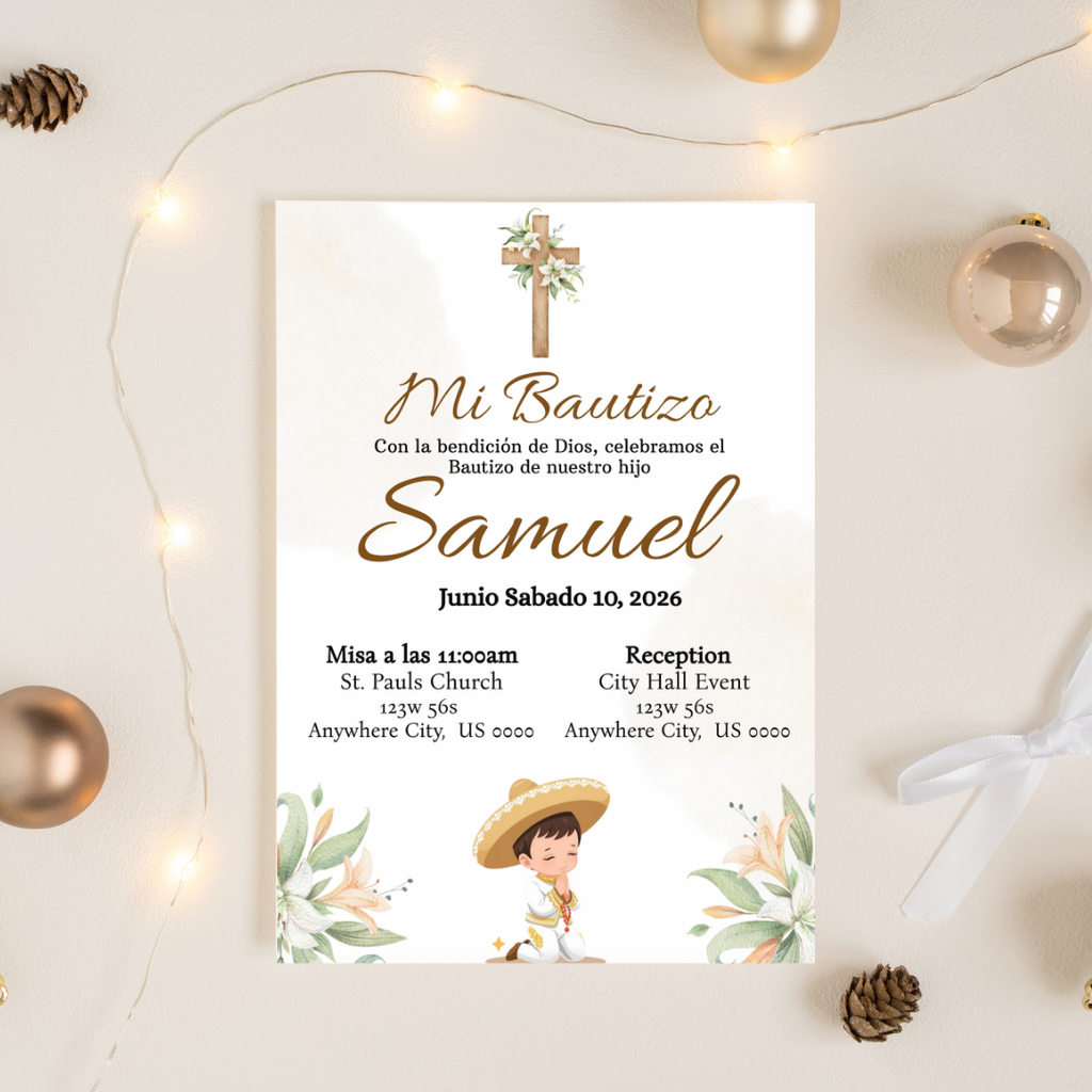Boy Charro Digital Invites