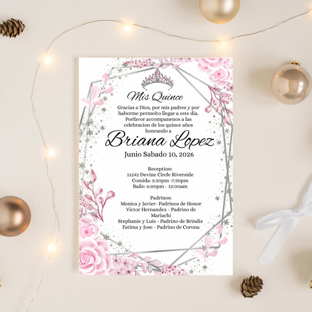 Pink Quince Digital Invites