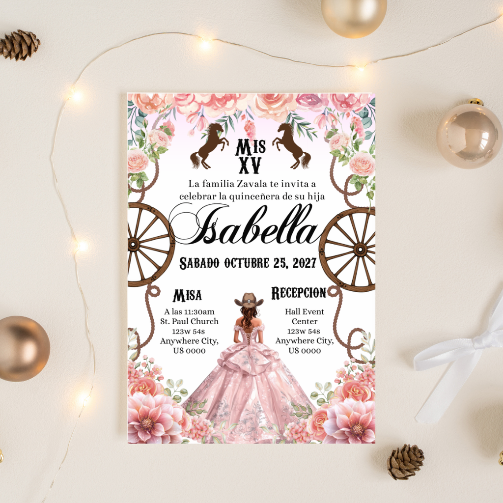 Pink Quince Digital Invite