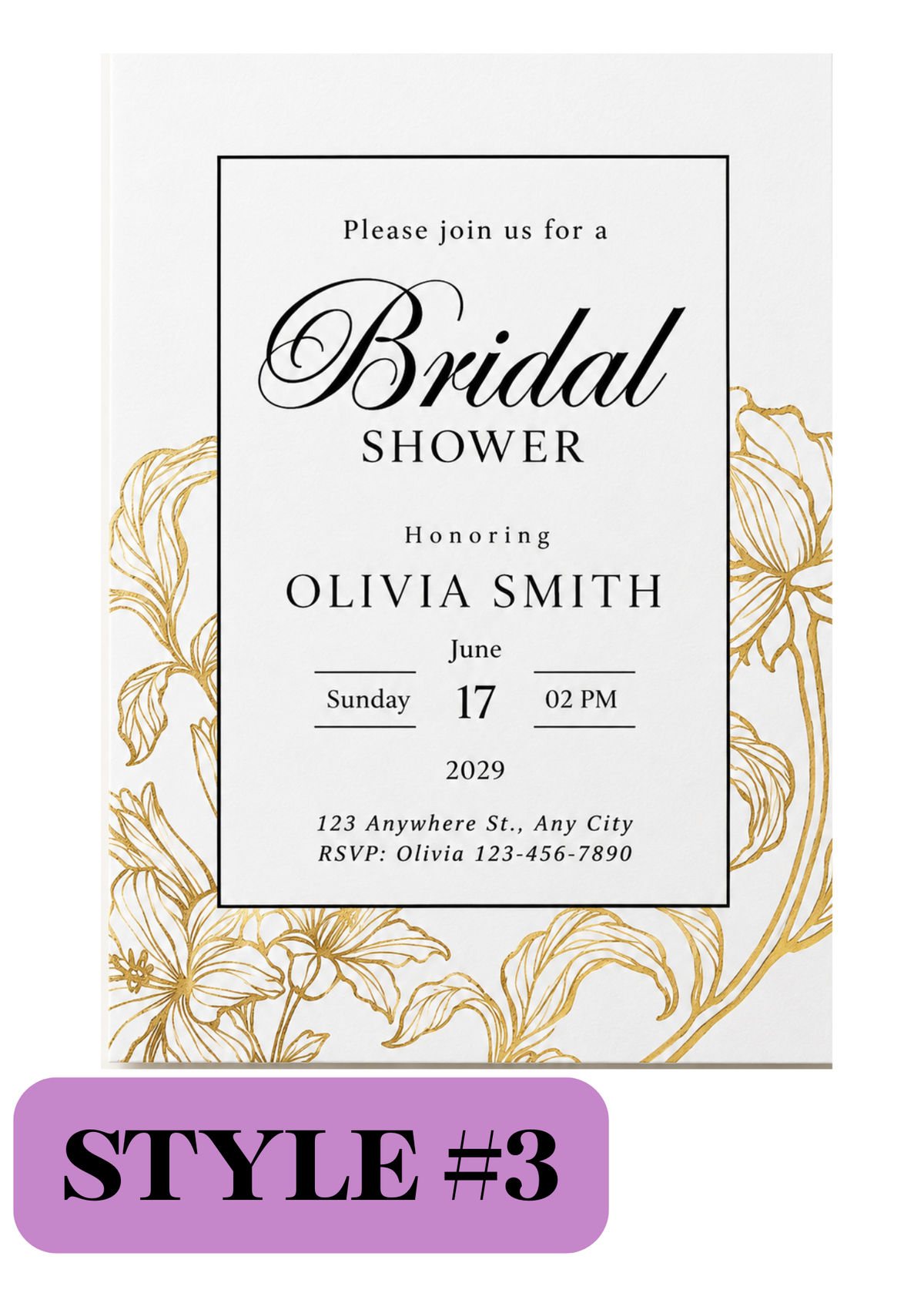 Foil Invitations