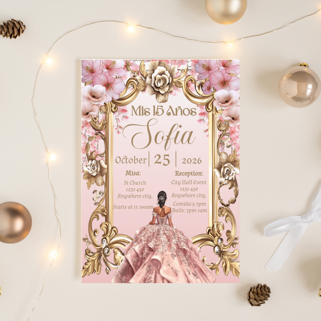 Pink Quince Digital Invite