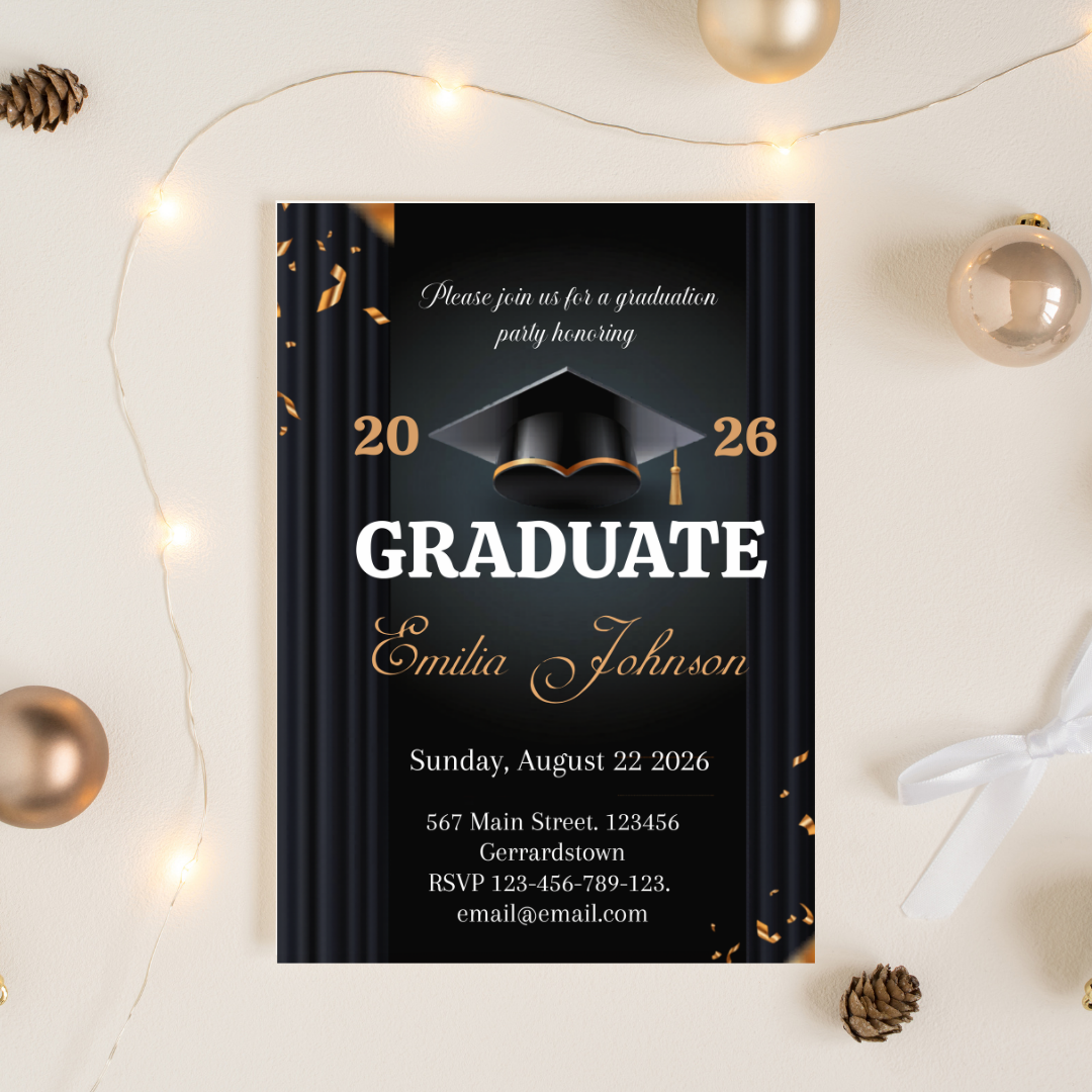 Graduate Digital Invite