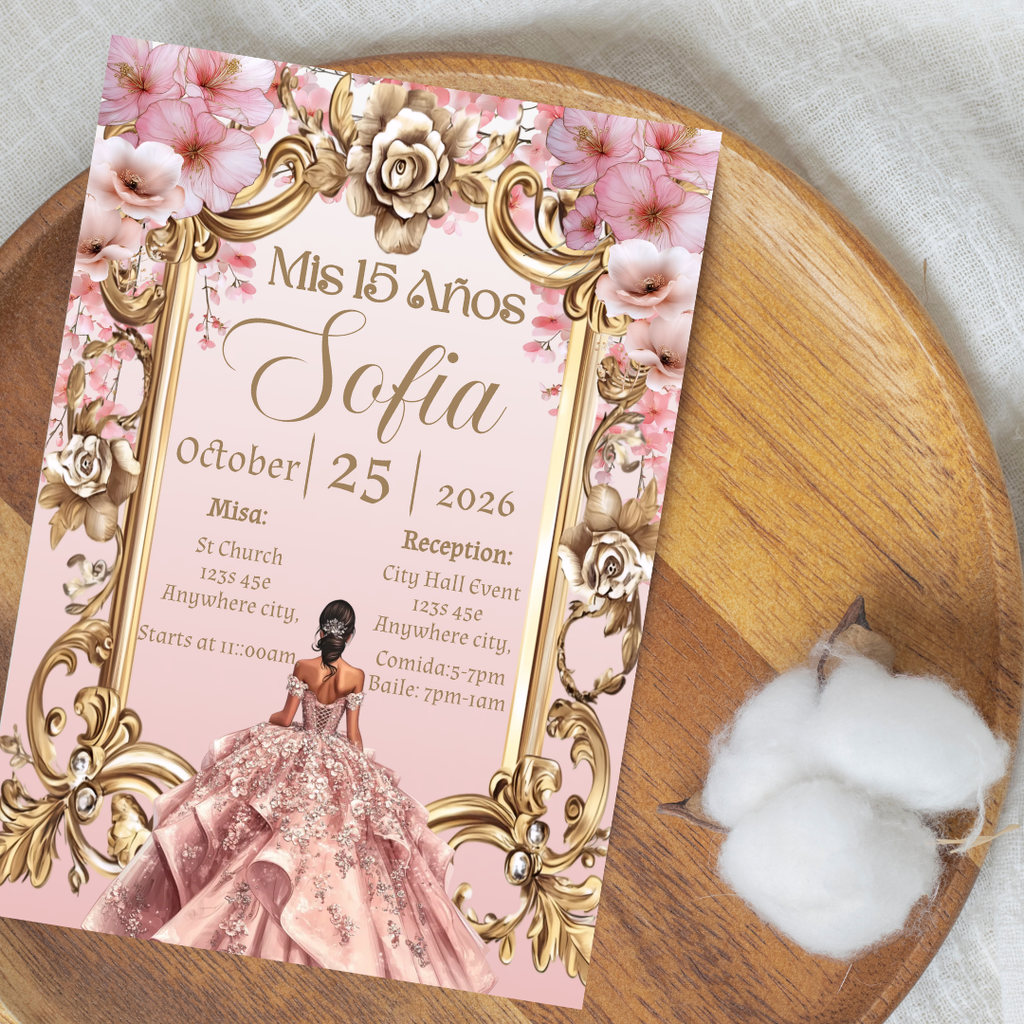 Pink Quince Digital Invite