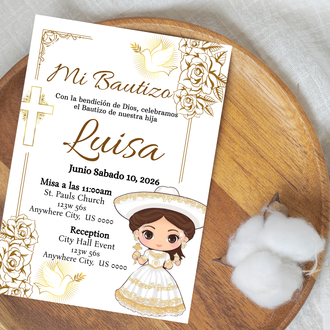 Girl Charro Digital Invite