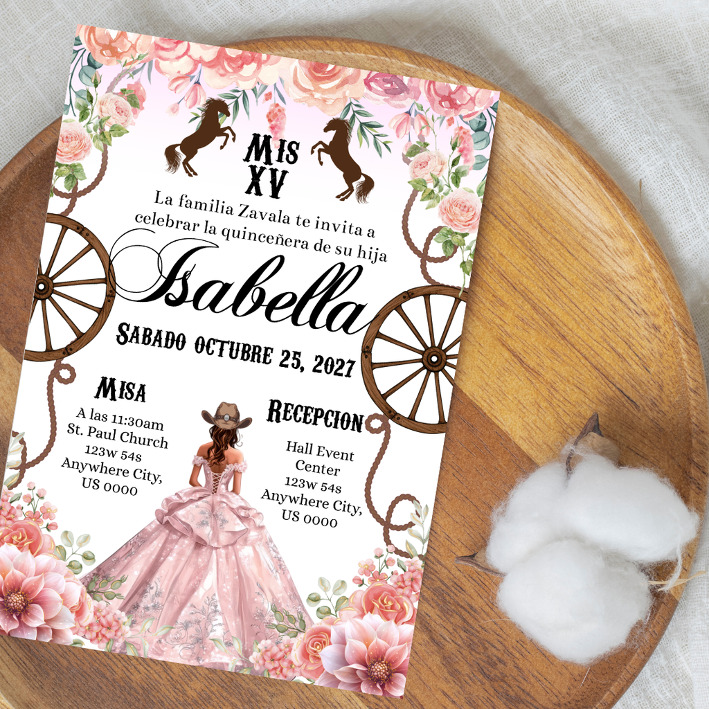 Pink Quince Digital Invite