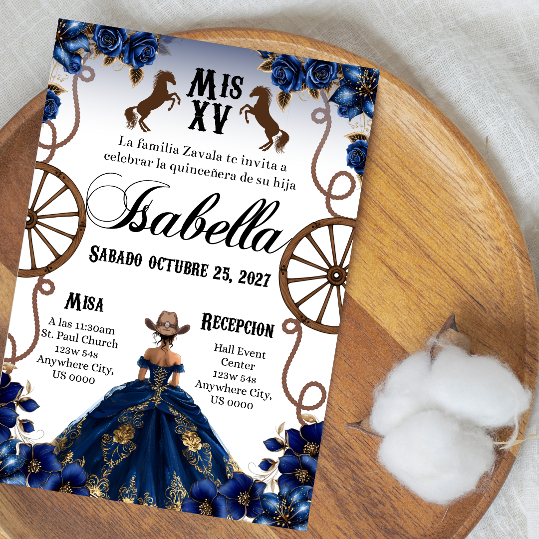 Blue Western Quince Cardstock