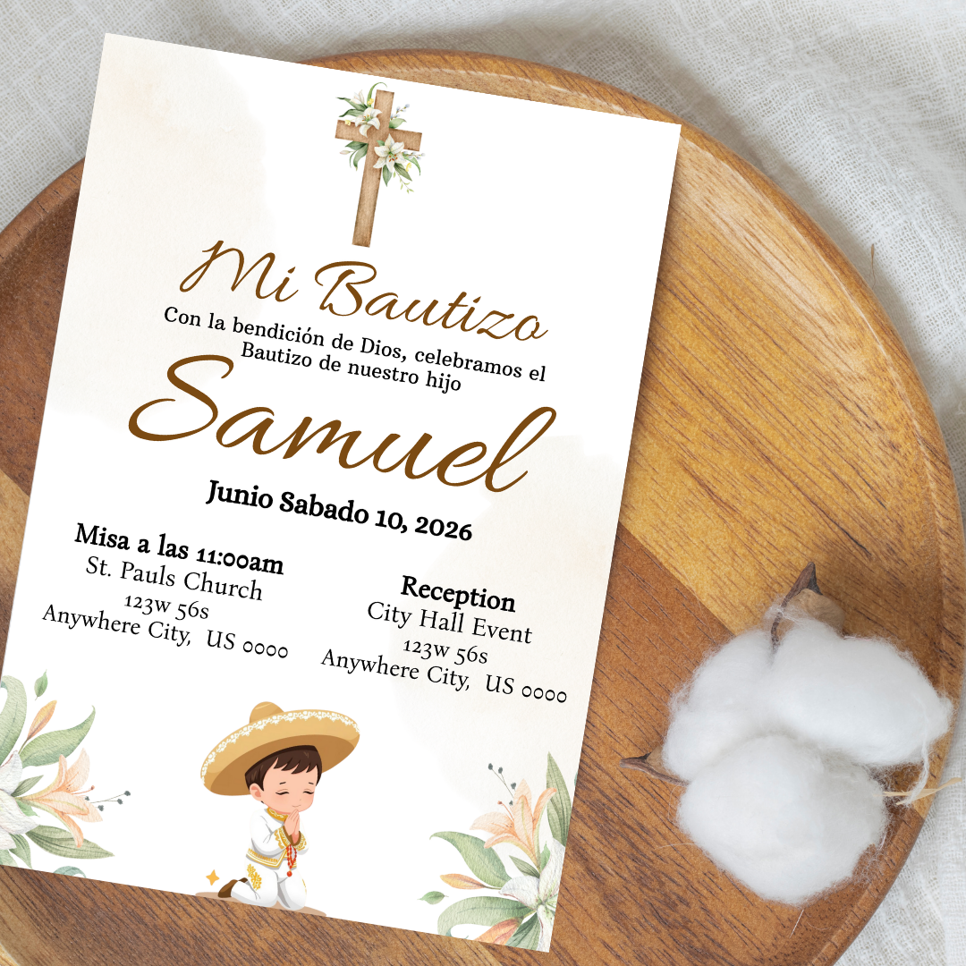 Boy Charro Digital Invites