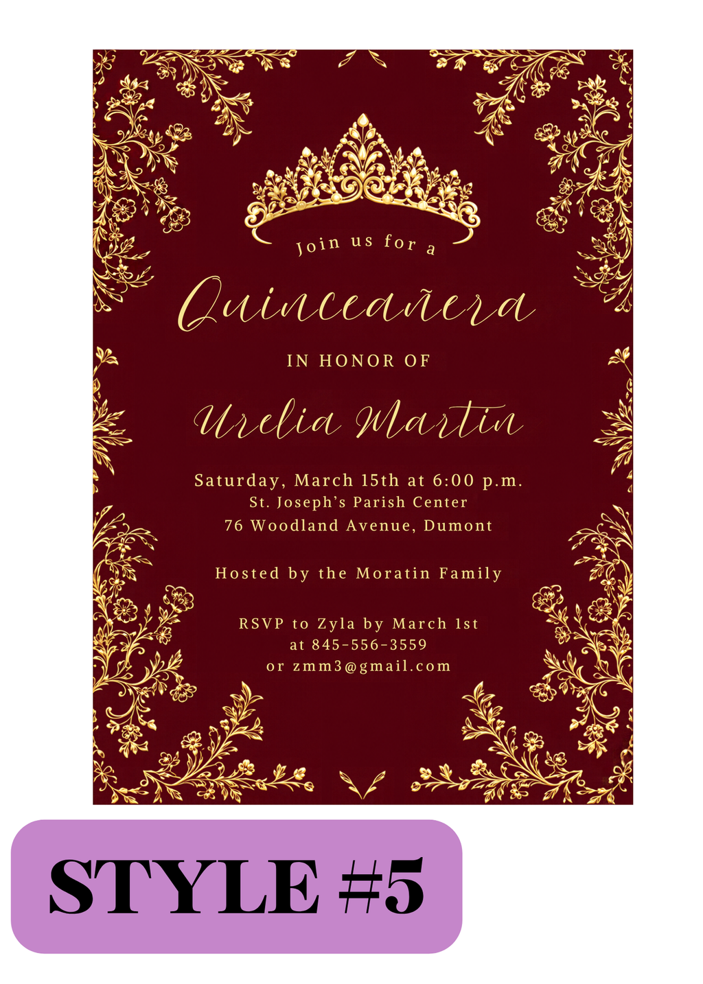 Foil Invitations