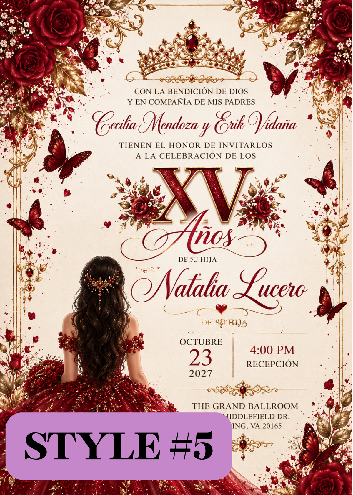 Butterfly Laser-Cut Invitations