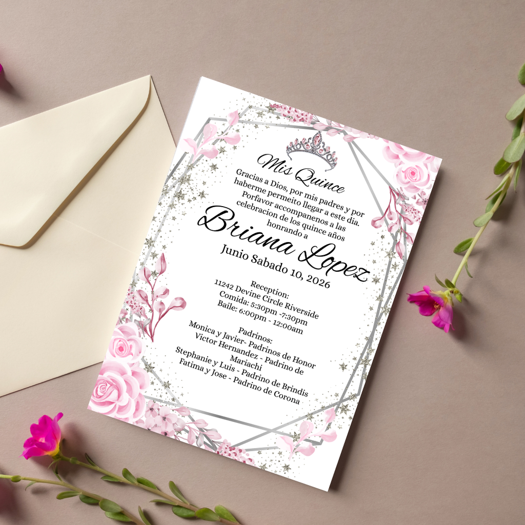 Pink Quince Digital Invites