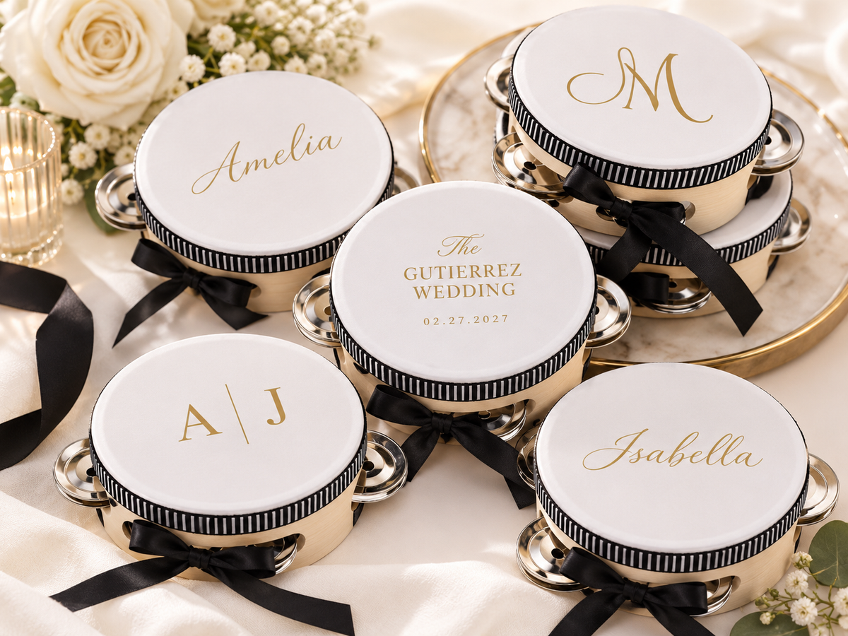 Mini Tambourines | Wedding & Event Favors