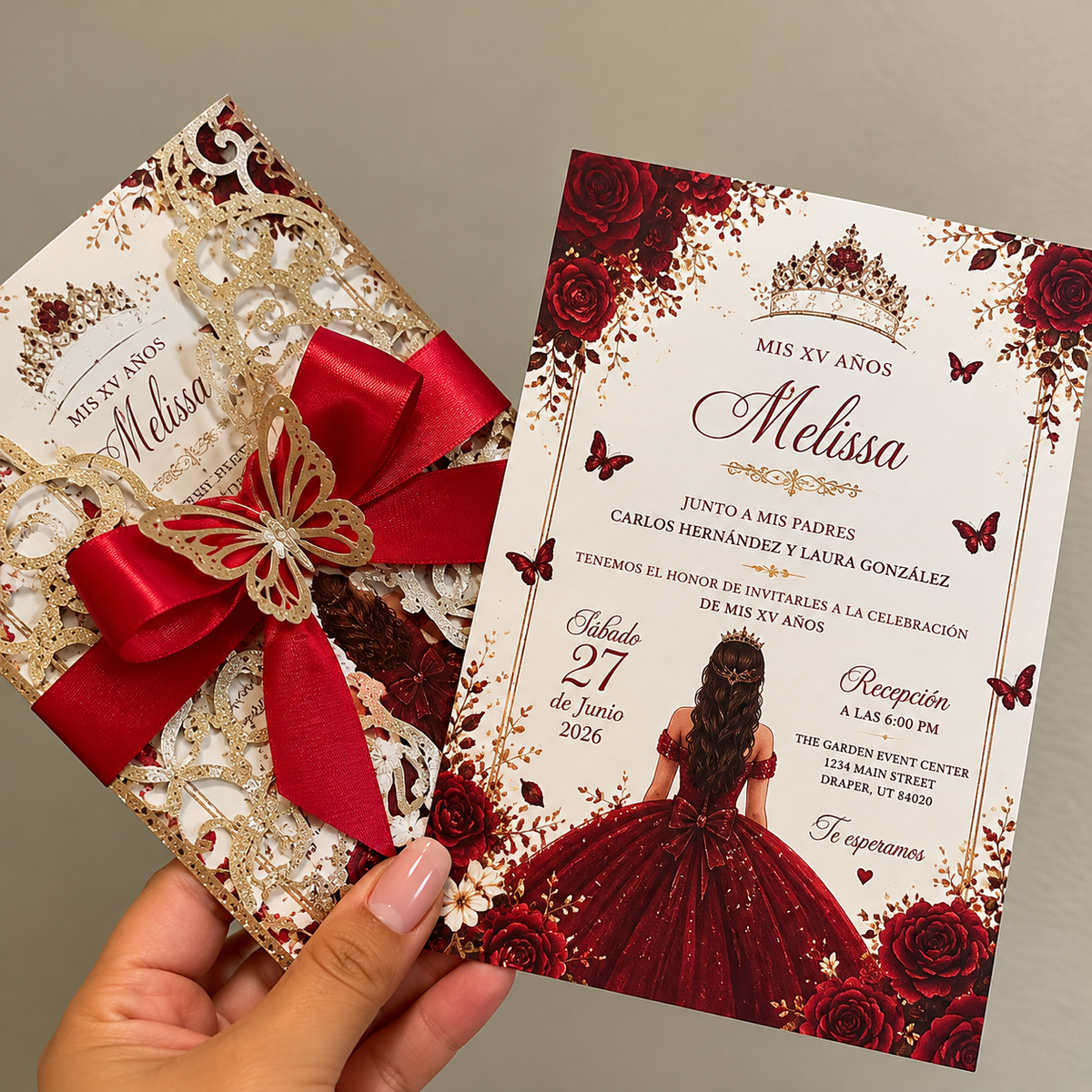 Butterfly Laser-Cut Invitations