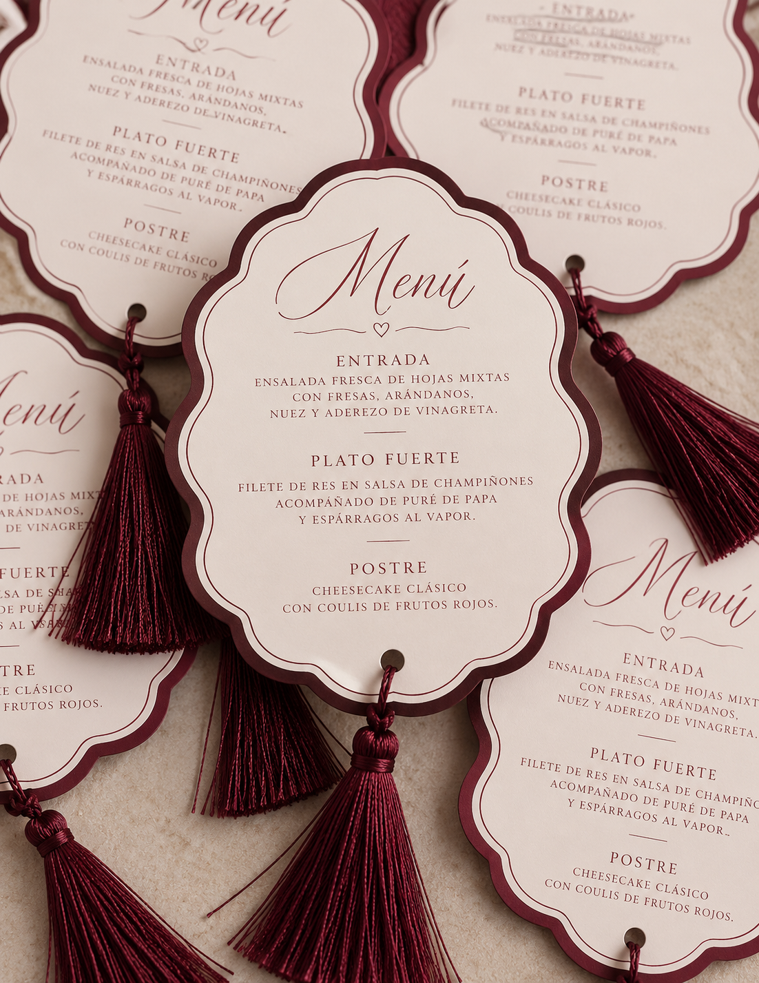 Elegant Tassel Thank You Card