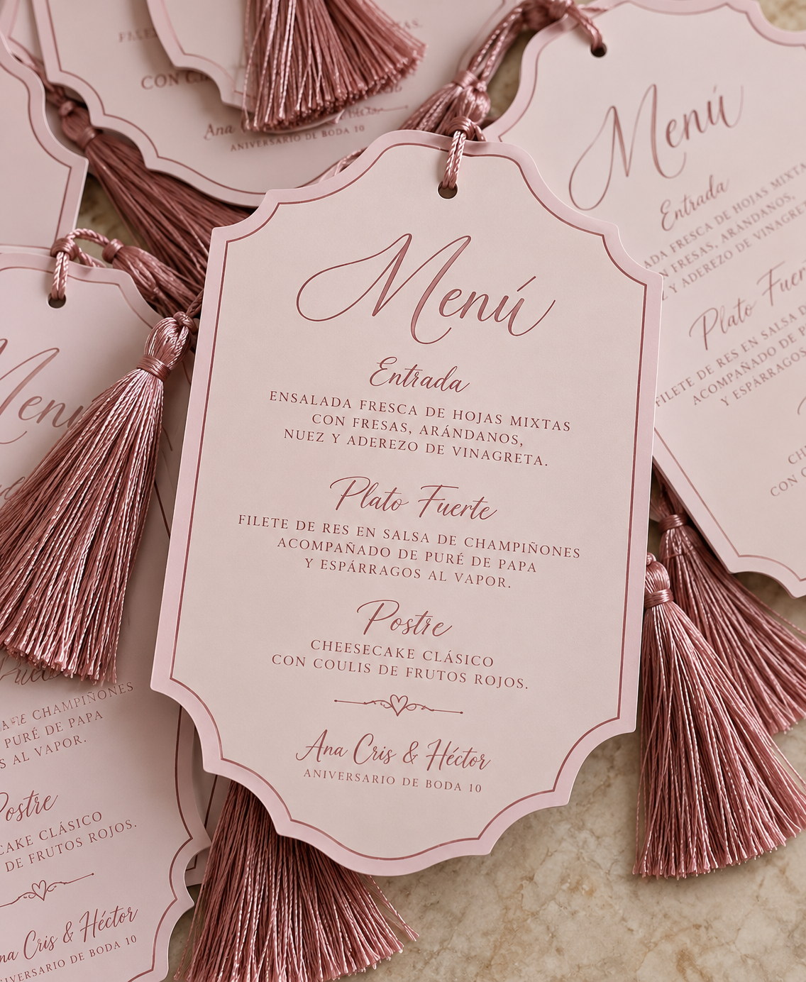 Elegant Tassel Thank You Card