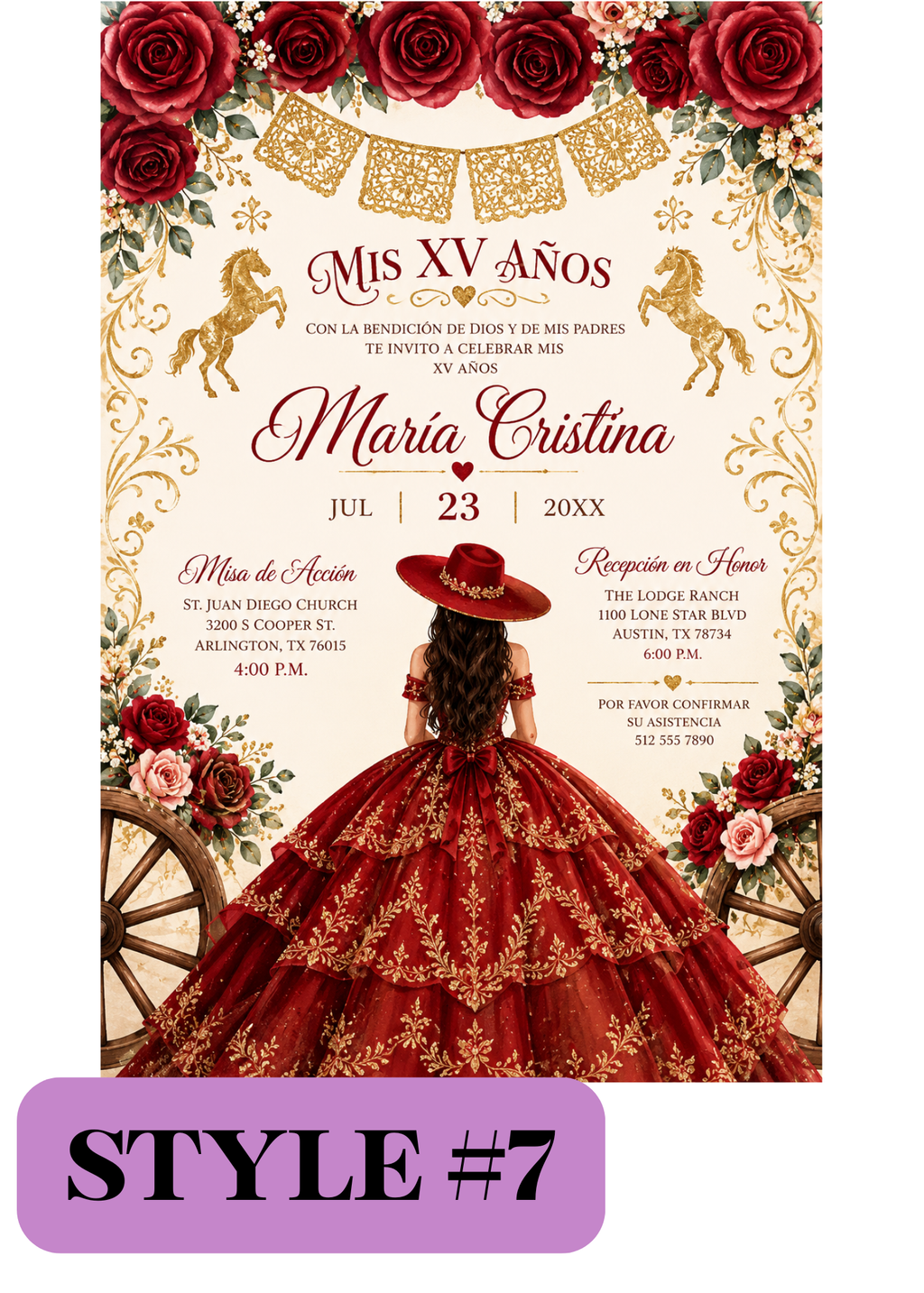 Western Laser-Cut Invitations