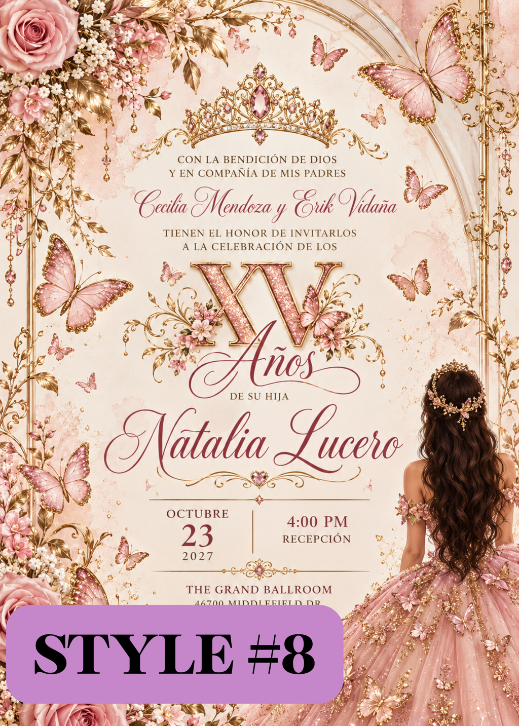 Butterfly Laser-Cut Invitations