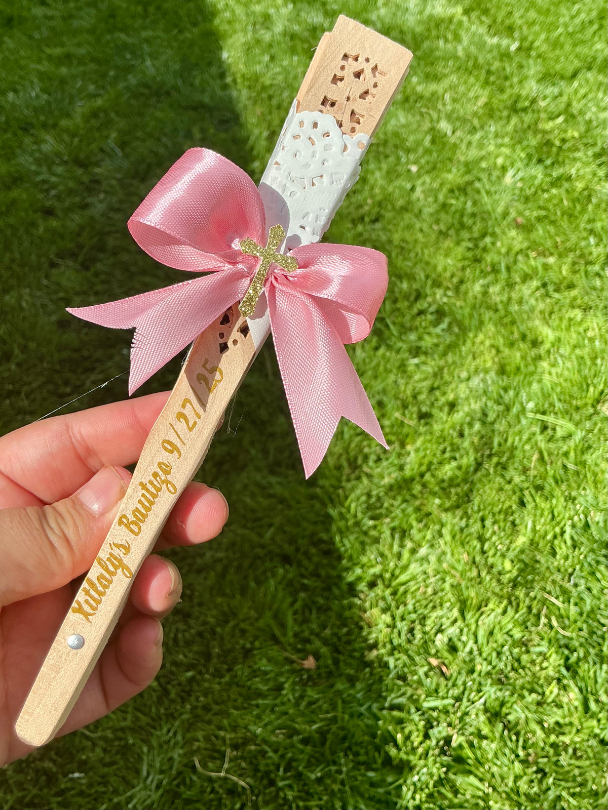 Personalized Wooden Hand Fans – Set of 12