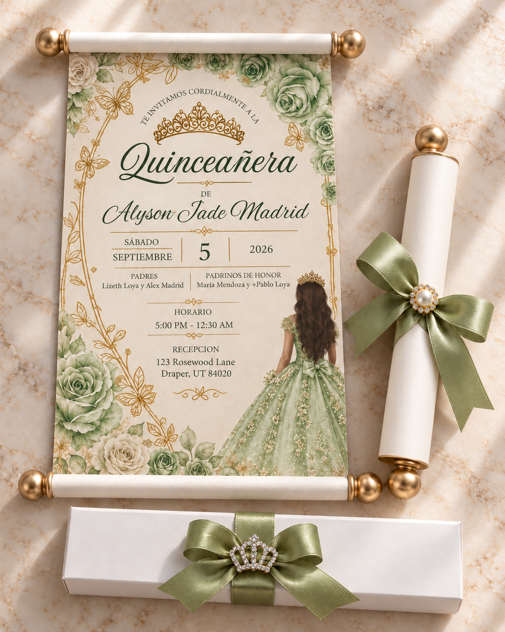 Scroll Invitation