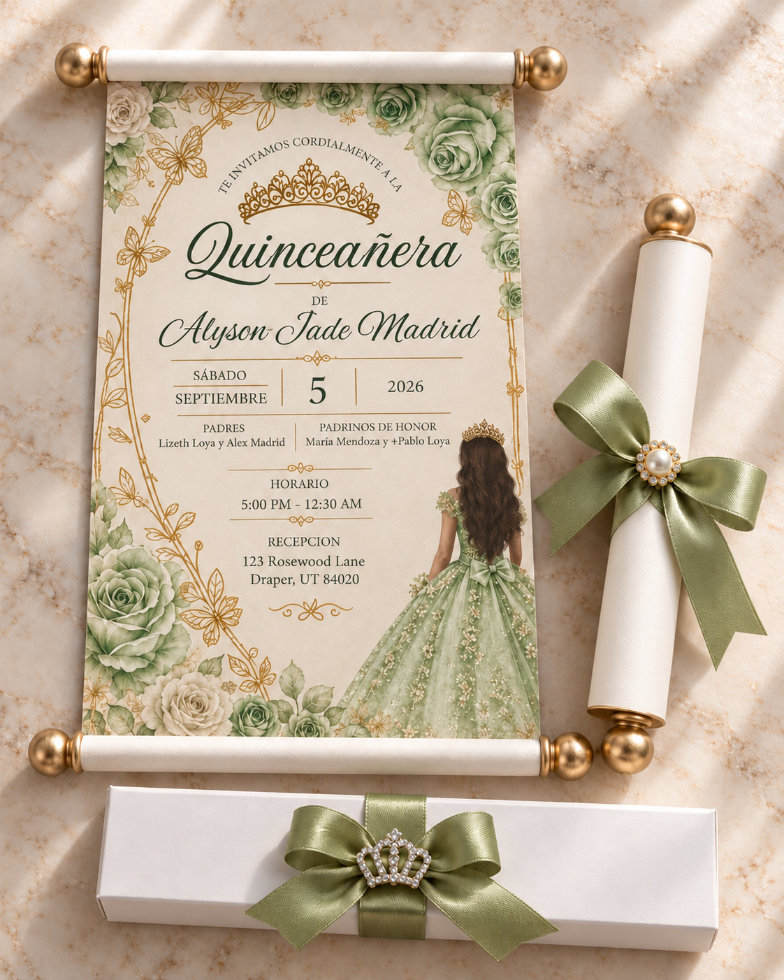 Scroll Invitation