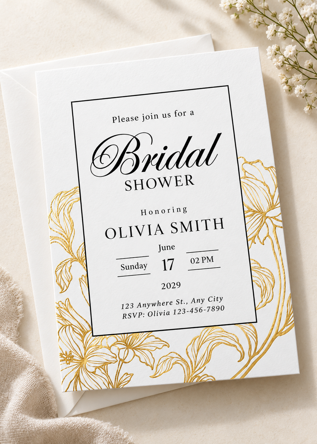 Foil Invitations