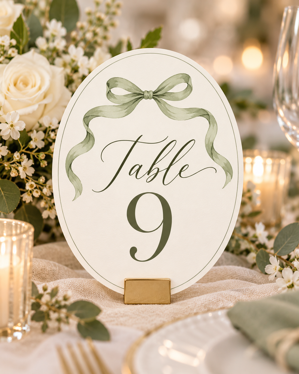 Number Placement Cards