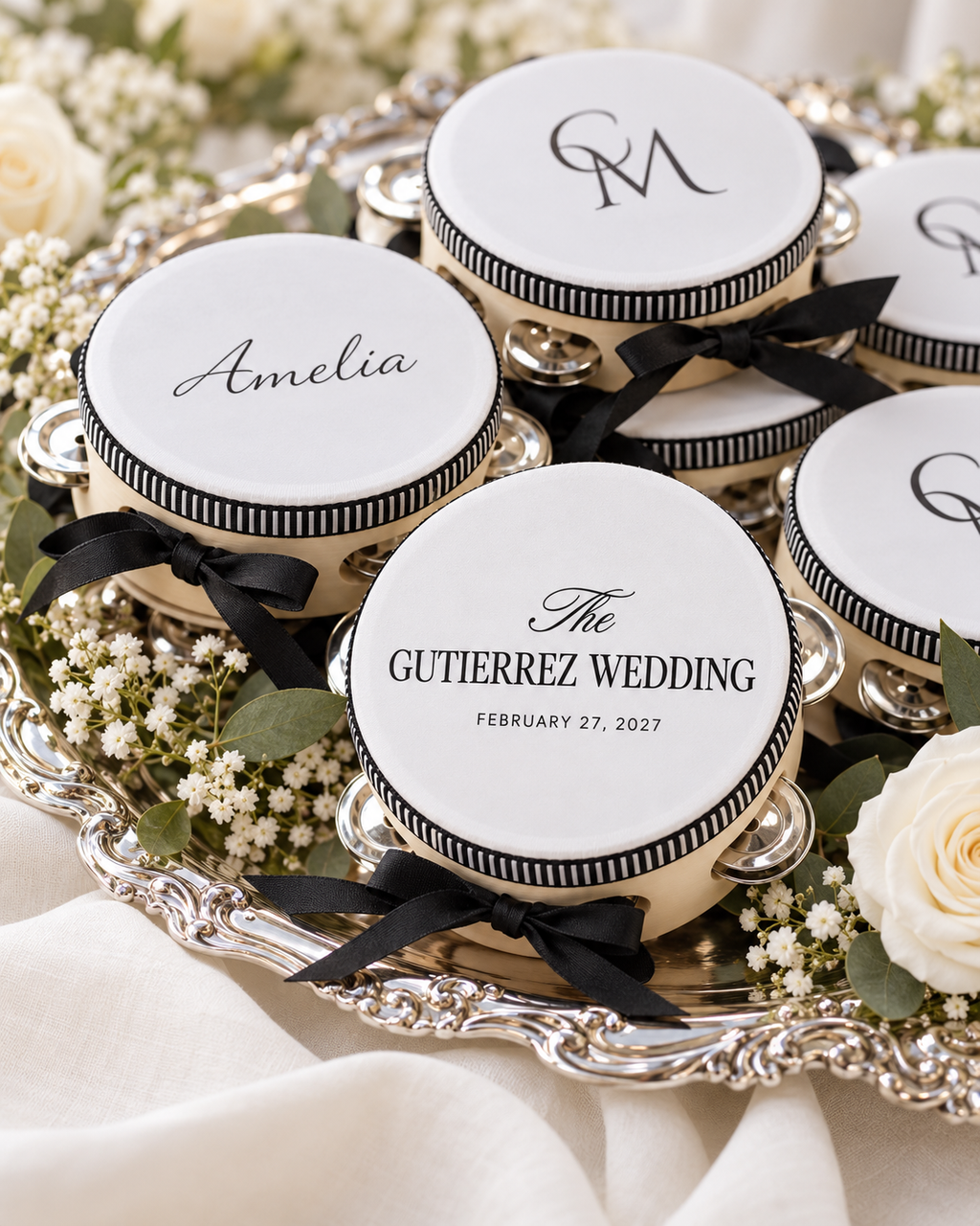 Mini Tambourines | Wedding & Event Favors