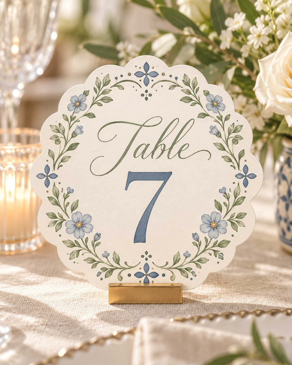 Number Placement Cards
