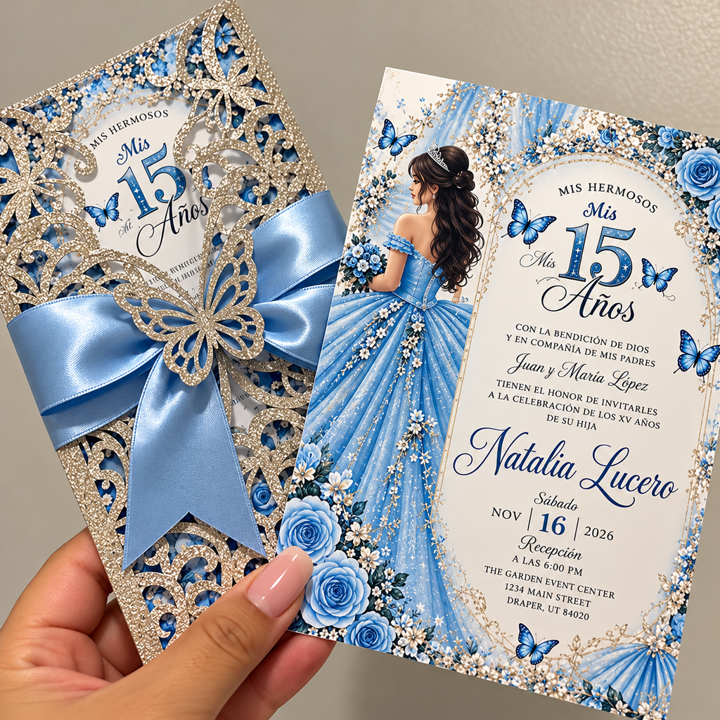 Butterfly Laser-Cut Invitations
