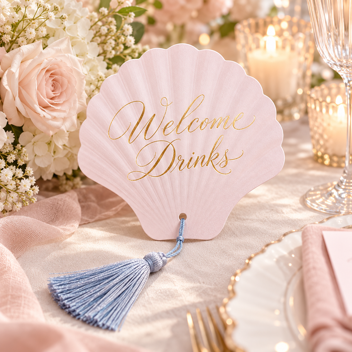 Elegant Tassel Thank You Card