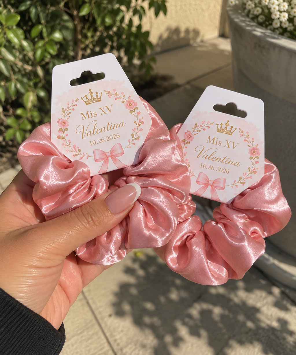 Satin Scrunchie Favors